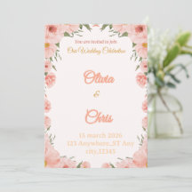 Convite de Casamento Luxuoso e Elegante