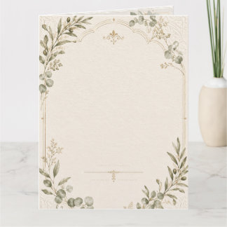 Convite de Casamento Luxuoso – estilo Marfim Minim