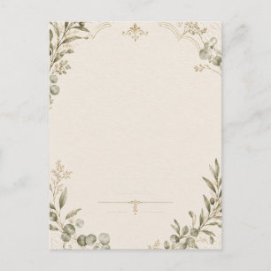 Convite de Casamento Luxuoso – estilo Marfim Minim