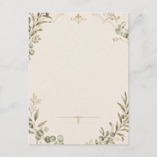 Convite de Casamento Luxuoso – estilo Marfim Minim