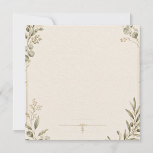 Convite de Casamento Luxuoso – estilo Marfim Minim