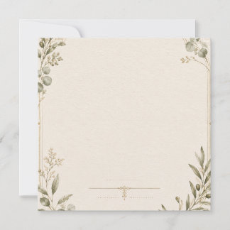 Convite de Casamento Luxuoso – estilo Marfim Minim