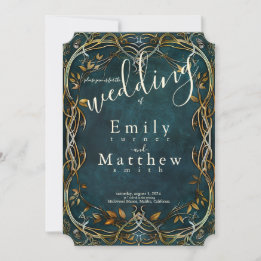 Convite de Casamento Majestade da Terra Média