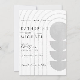 Convite de Casamento Minimalista