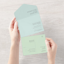 Convite de Casamento Minimalista