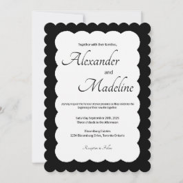 Convite de Casamento Minimalista