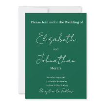 convite de casamento minimalista