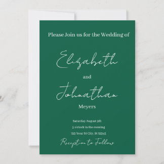 convite de casamento minimalista