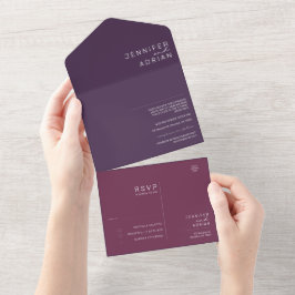 Convite de Casamento Minimalista