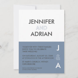 Convite de Casamento Minimalista