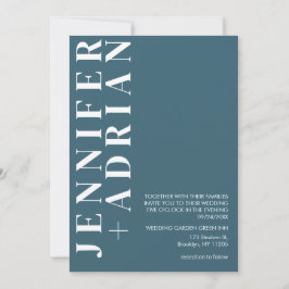 Convite de Casamento Minimalista