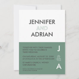 Convite de Casamento Minimalista