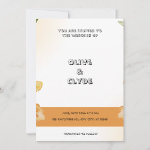 Convite De Casamento Minimalista Da Beige Moca