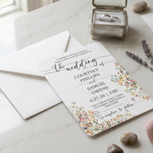 Convite de Casamento Minimalista Elegante