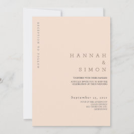 Convite de Casamento Minimalista Moderno