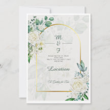 Convite de Casamento Minimalista Moderno | Elegant