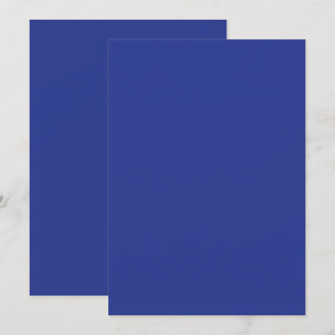 Convite de Casamento Minimalista Ousado em Azul Pr