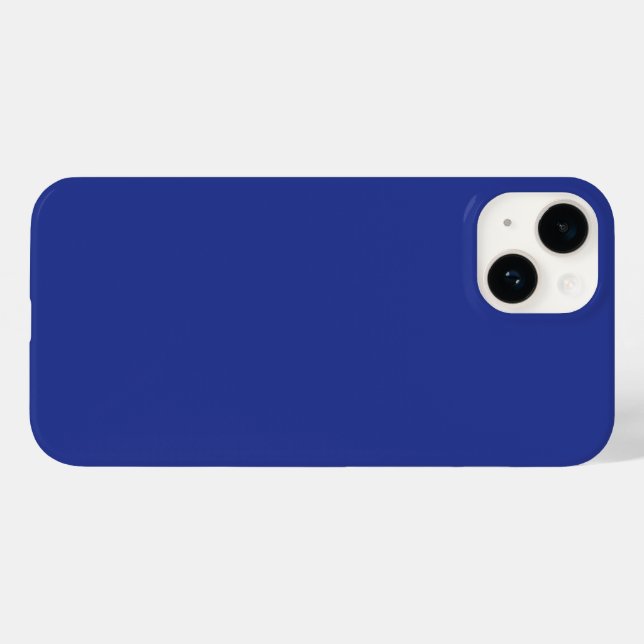 Convite de Casamento Minimalista Ousado em Azul Pr (Verso (horizontal))