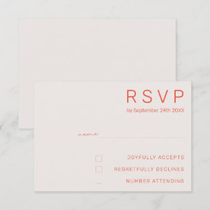 Convite de Casamento Minimalista Pastel Branco e V