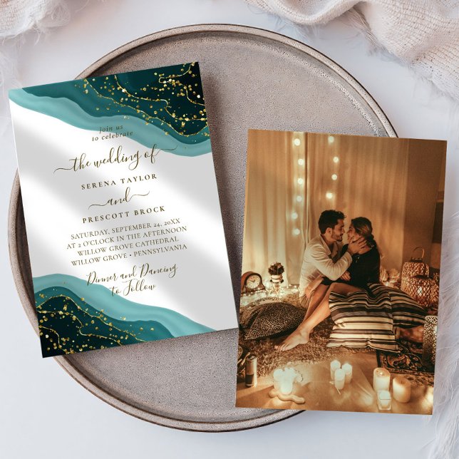 Convite De Casamento Mínimo E Bonito, De Script Li (Criador carregado)