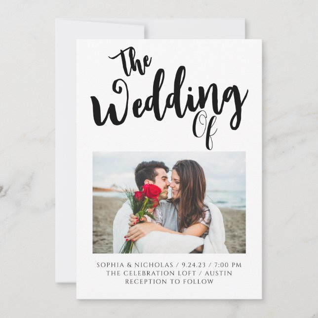 Convite de Casamento Modelo 10 (Frente)