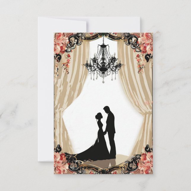 Convite de Casamento Moderno (Frente)