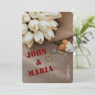 Convite de Casamento Moderno | Design Editável