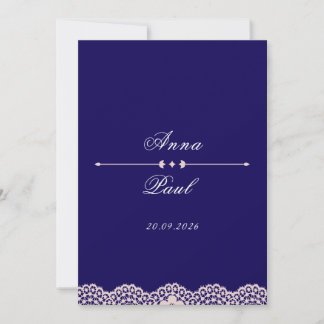 Convite de Casamento Moderno Elegante