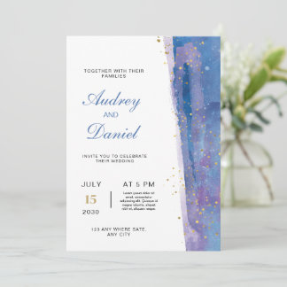 Convite de casamento moderno elegante, Minimalista