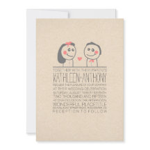 Convite de casamento moderno para casais bonitos