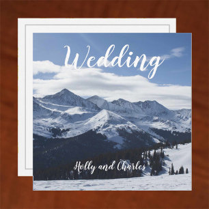 Convite De Casamento. Montanhas Atmosféricas de N
