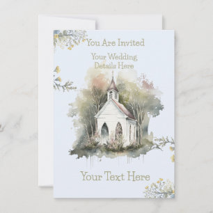 Convite de Casamento na Igreja