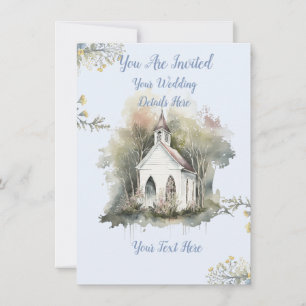 Convite de Casamento na Igreja