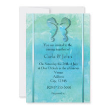 Convite de Casamento na Praia com Cavalos-Marinhos