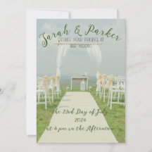 Convite de Casamento na Praia Ilha ao Sol