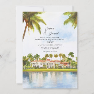 Convite de Casamento na Praia Tropical de Palma