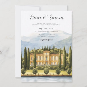 Convite de Casamento na Villa del Balbianello em L