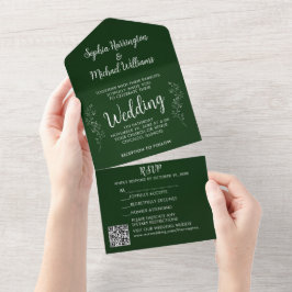 Convite de Casamento Natalino Tudo em Um Festa Ver