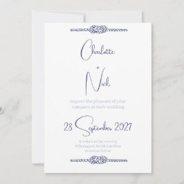 Convite de Casamento Náutico