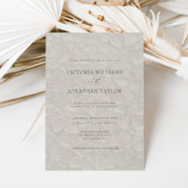 Convite de Casamento Neutro Floral