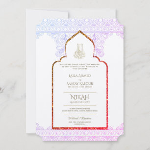 CONVITE DE CASAMENTO NIKAH - Mesquita Ornamentado