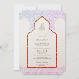 CONVITE DE CASAMENTO NIKAH - Mesquita Ornamentado