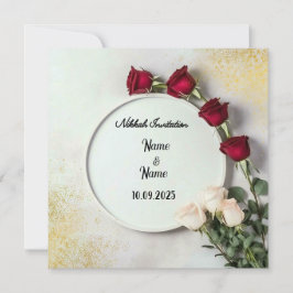 Convite de casamento Nikkah