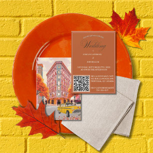 Convite de Casamento no Autumn Flatiron Building N