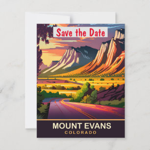 Convite de Casamento no Canyon de Mount Evans Colo