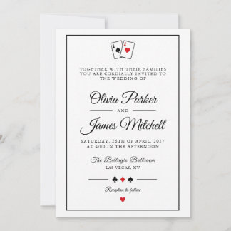 Convite de Casamento no Cassino