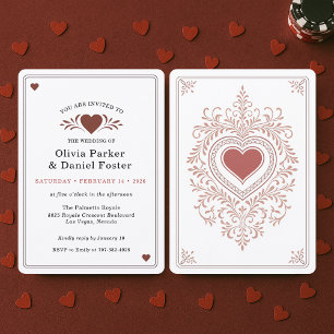 Convite de Casamento no Cassino Las Vegas com Cart