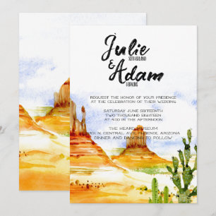 Convite de Casamento no Deserto