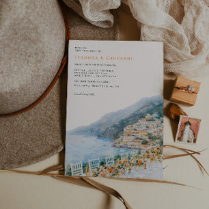 Convite de Casamento no Destino da Costa de Amalfi