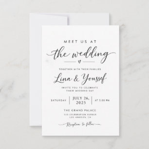 Convite de Casamento no Fórum: Encontre-nos no Tri